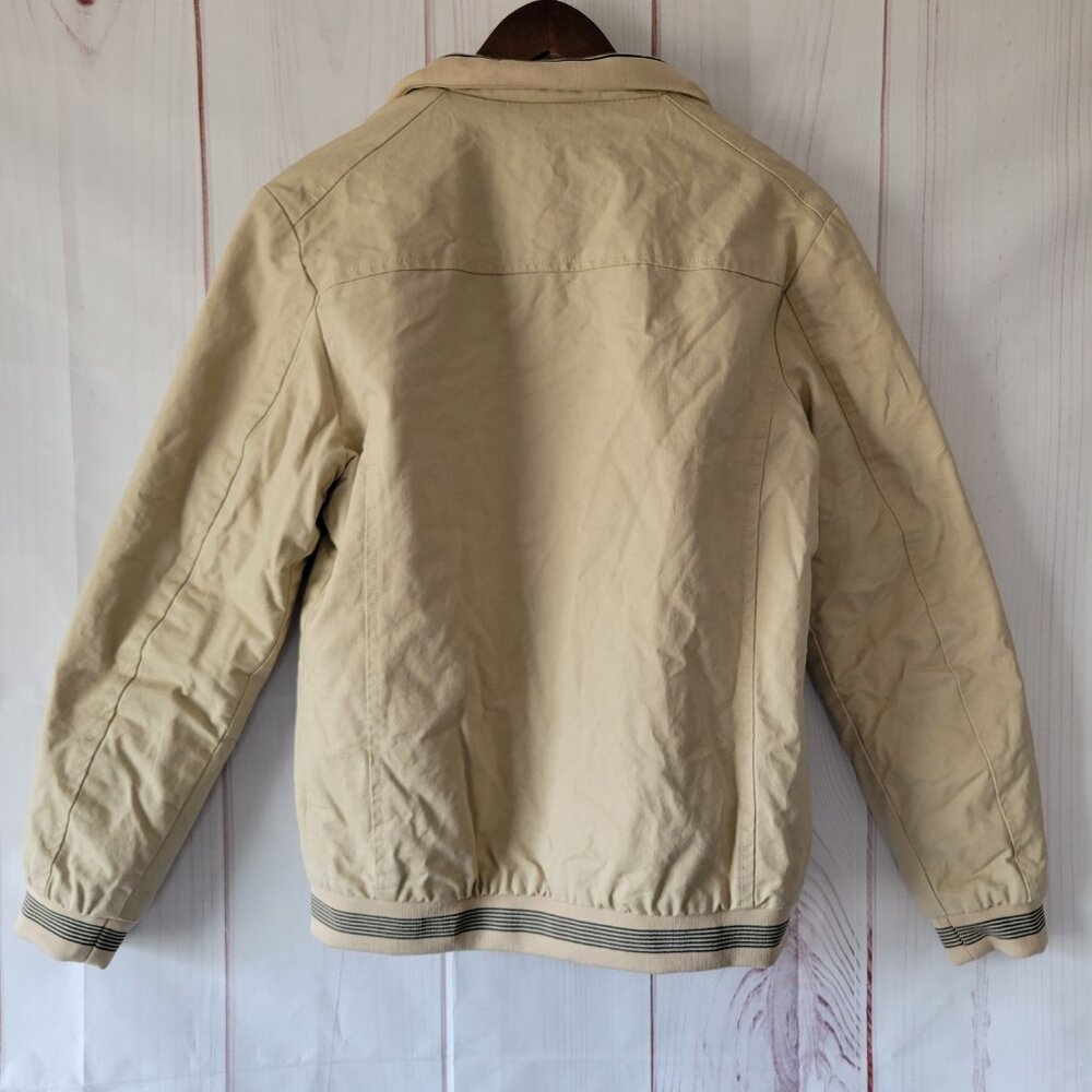 Vintage Men Wear Chore Coat Jacket, 100% Cotton, Lined, Insulated, Sm Zip Front - Picture 4 of 8